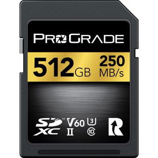 ProGrade Digital 512GB V60 UHS-II SDXC Memory Card