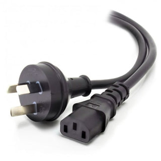 3-Pin Mains Plug to IEC C13 Female Power Cord (5m) - Videoguys Australia