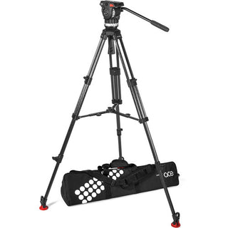 Sachtler Ace XL Tripod System with CF Legs & Mid-Level Spreader