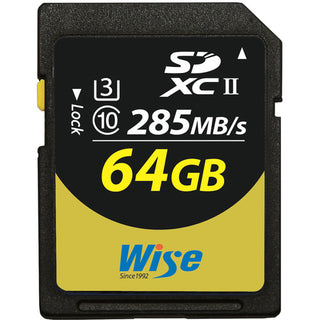 Wise Advanced 64GB UHS-II SDXC Memory Card