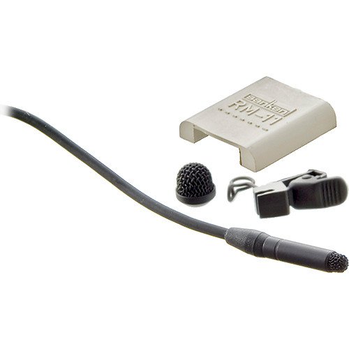 Sanken COS-11D Omni Lavalier Microphone with Normal Sensitivity & LEMO 3-Pin Connector for Lectrosonics Transmitters (with Accessories, Black)