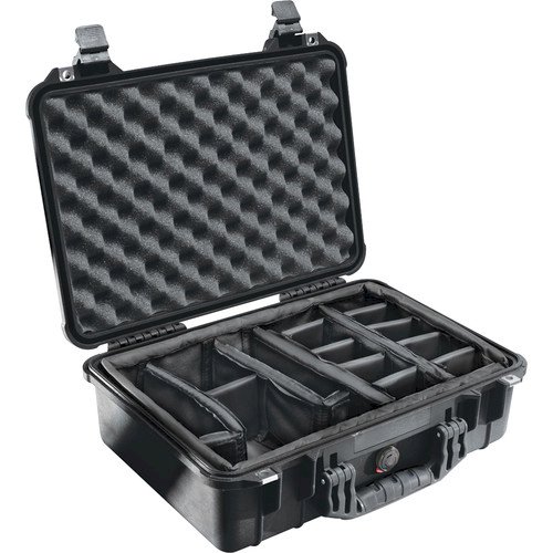 Pelican PE1504BD 1500 Case with Padded Divider Set - Black