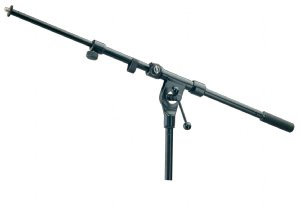 K&M 211/1 Two-Piece Telescoping Boom Arm with 3/8" Thread (Black)