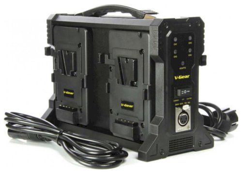 V-Gear VG-4KS Portable Li-ion V-Mount Quad Battery Charger