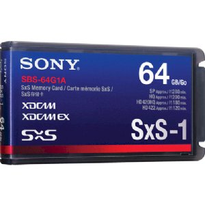 Sony SxS-1 G1C 64GB Memory Card Twin Packs