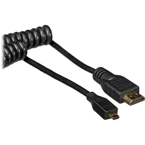 Atomos Coiled MICRO to FULL HDMI Cable (30cm-45cm)