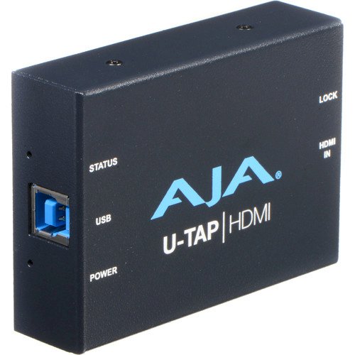 AJA U-TAP USB 3.0/3.1 Gen 1 Powered HDMI Capture Device