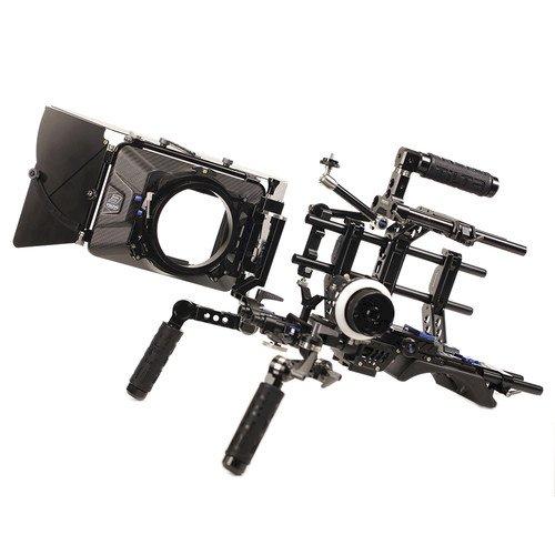 Tilta Universal Shoulder Rig Pro, Baseplate w/Shoulder Pad, 4x4 Carbon Fiber Matte Box & FF Unit