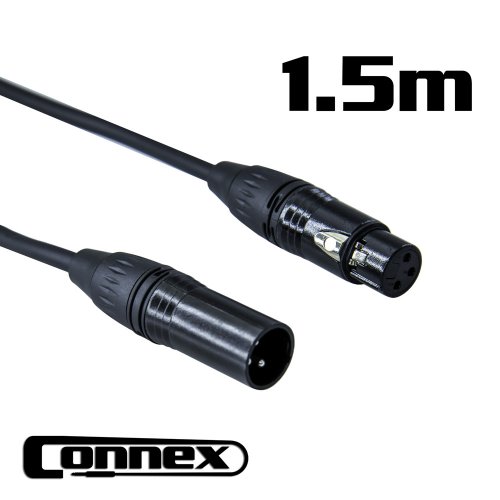 Connex DMX3P-1 DMX Lighting Cable (1.5m)