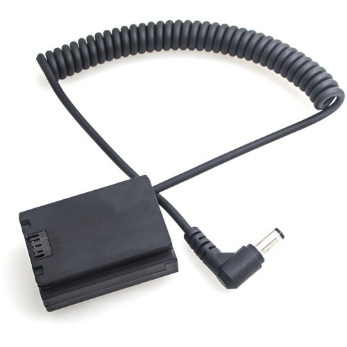 DigitalFoto Coiled Sony NP-FZ100 Fully Decoded Dummy Battery Cable (36cm to 100cm)
