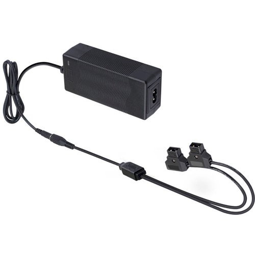 DigitalFoto 16.8V Fast Charger Adapter with Dual D-Tap Output for V-Mount Battery
