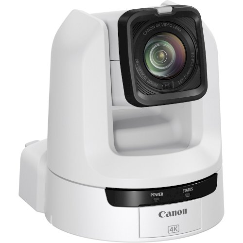 Canon CR-N300 4K NDI PTZ Camera with 20x Zoom (White)