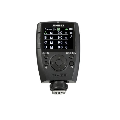 Jinbei TR-Q7II Multi-Brand TTL Wireless Flash Trigger with Colour Screen