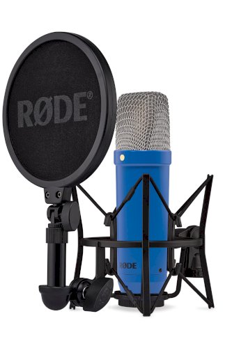 RODE NT1 Signature Series Large-Diaphragm Condenser Microphone (Cobalt)