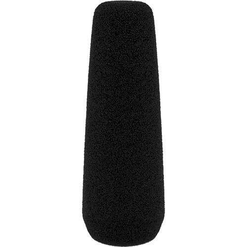 Radius Shotgun Microphone Foam Windscreen for 0.74 to 0.86" Diameter Microphones (Black, 4.7")