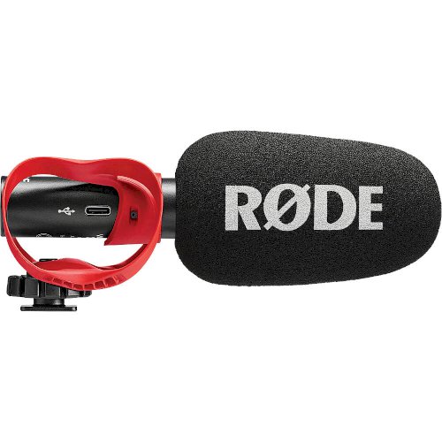 RODE VideoMic GO II-H Ultracompact Analog/USB Camera-Mount Shotgun Microphone