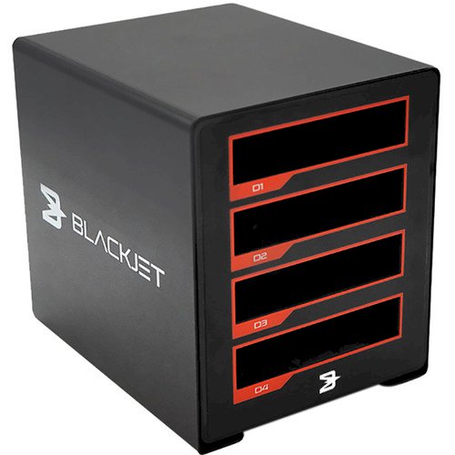 BLACKJET TX-4DS 4-Bay Thunderbolt 3 Cinema Docking System