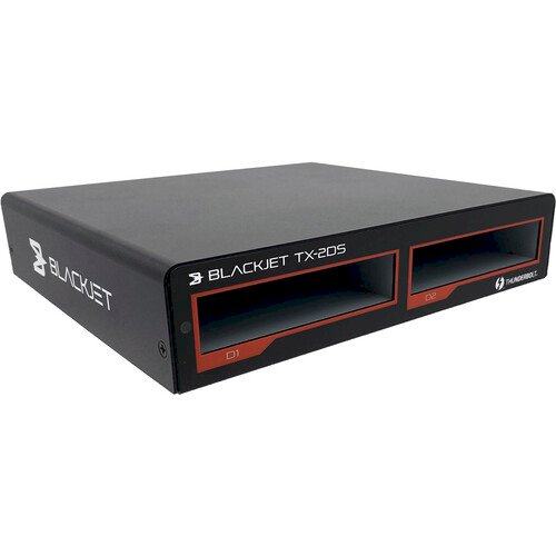 BLACKJET TX-2DS 2-Bay Thunderbolt 3 Cinema Docking System