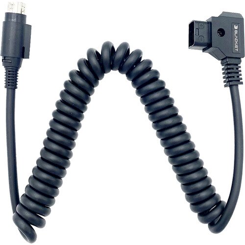 BLACKJET Coiled D-TAP Power Cable for TX-2DS/TX-4DS/UX-1/UX-1R